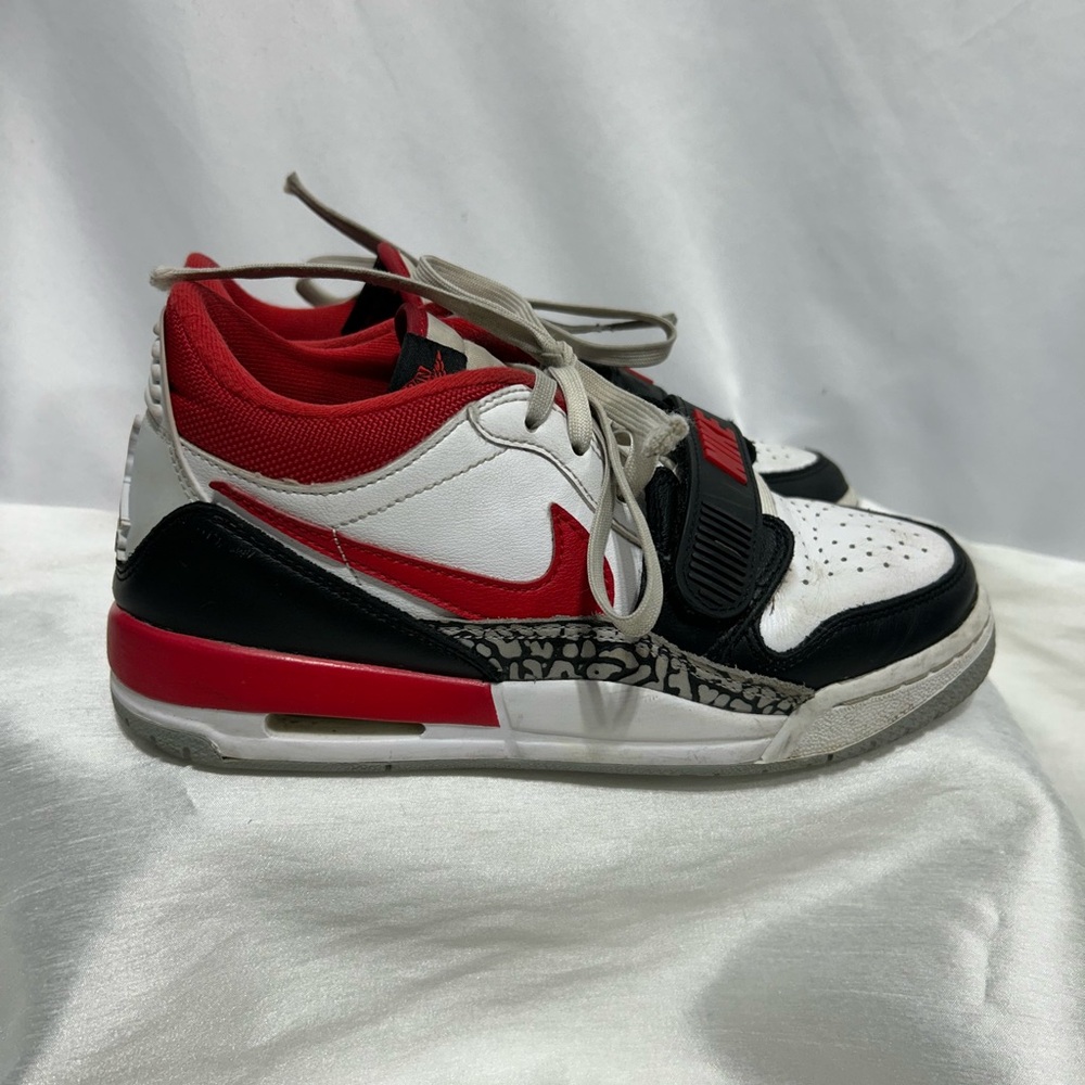 Jordan Kids' Red, Black, and White Sneakers